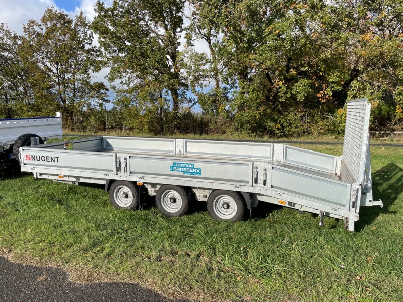 LOCATION REMORQUE 3 ESSIEUX A MONT DE MARSAN